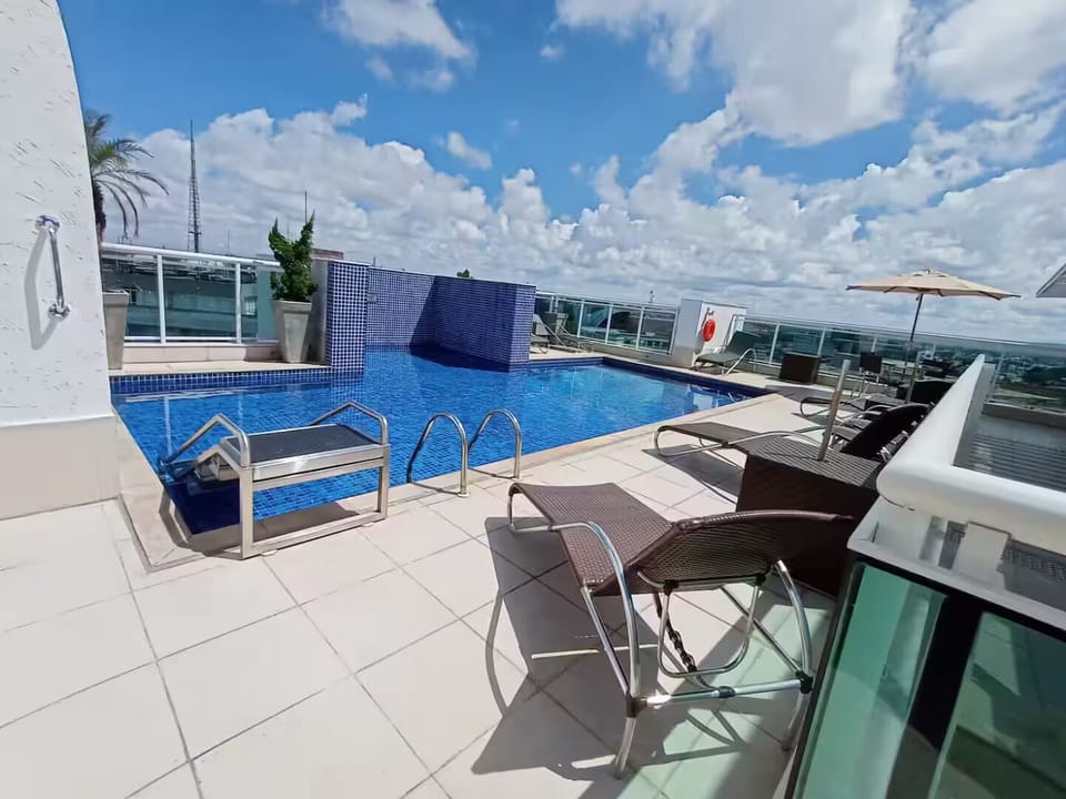Piscina na cobertura 