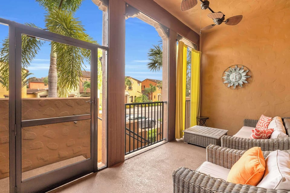 The front porch is a wonderful place to relax or start the day with a cup of coffee 