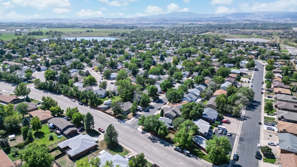 Aerial | Peak-a-boo of the Rocky Mountains!