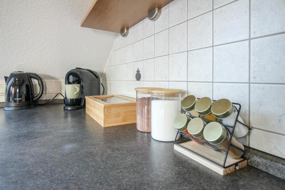 Spices, sugar, etc. are at your disposal