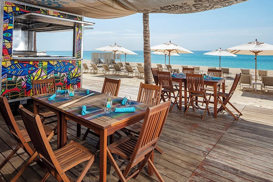 Food truck  by the beach
