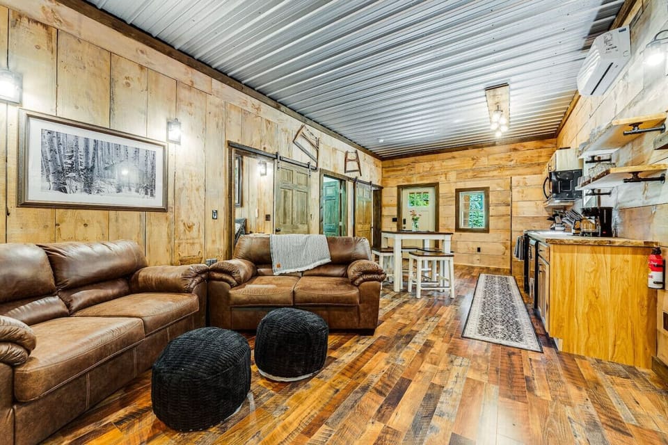 Spacious living, kitchen and dining area