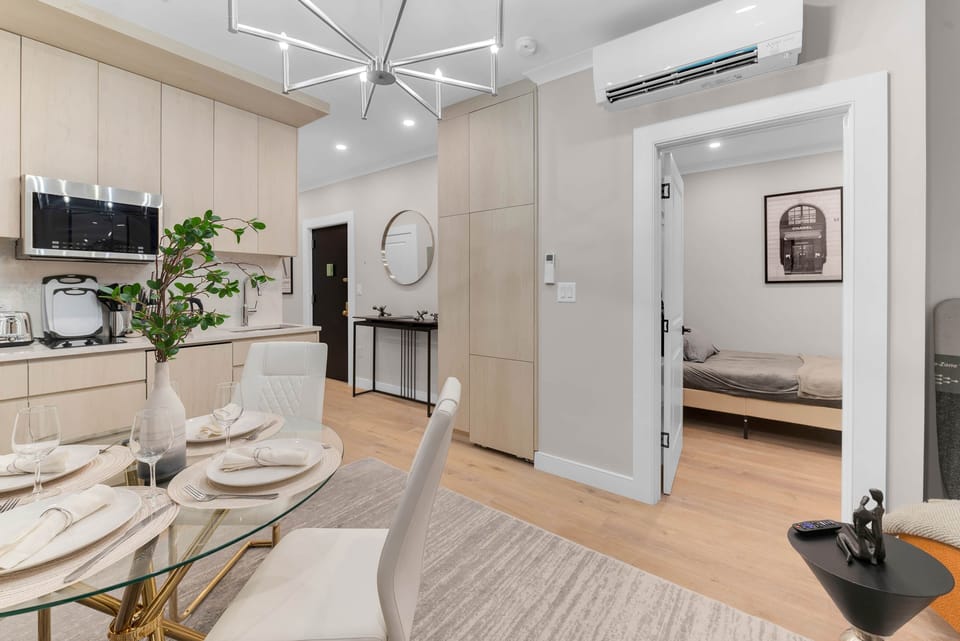 Bedroom into living area