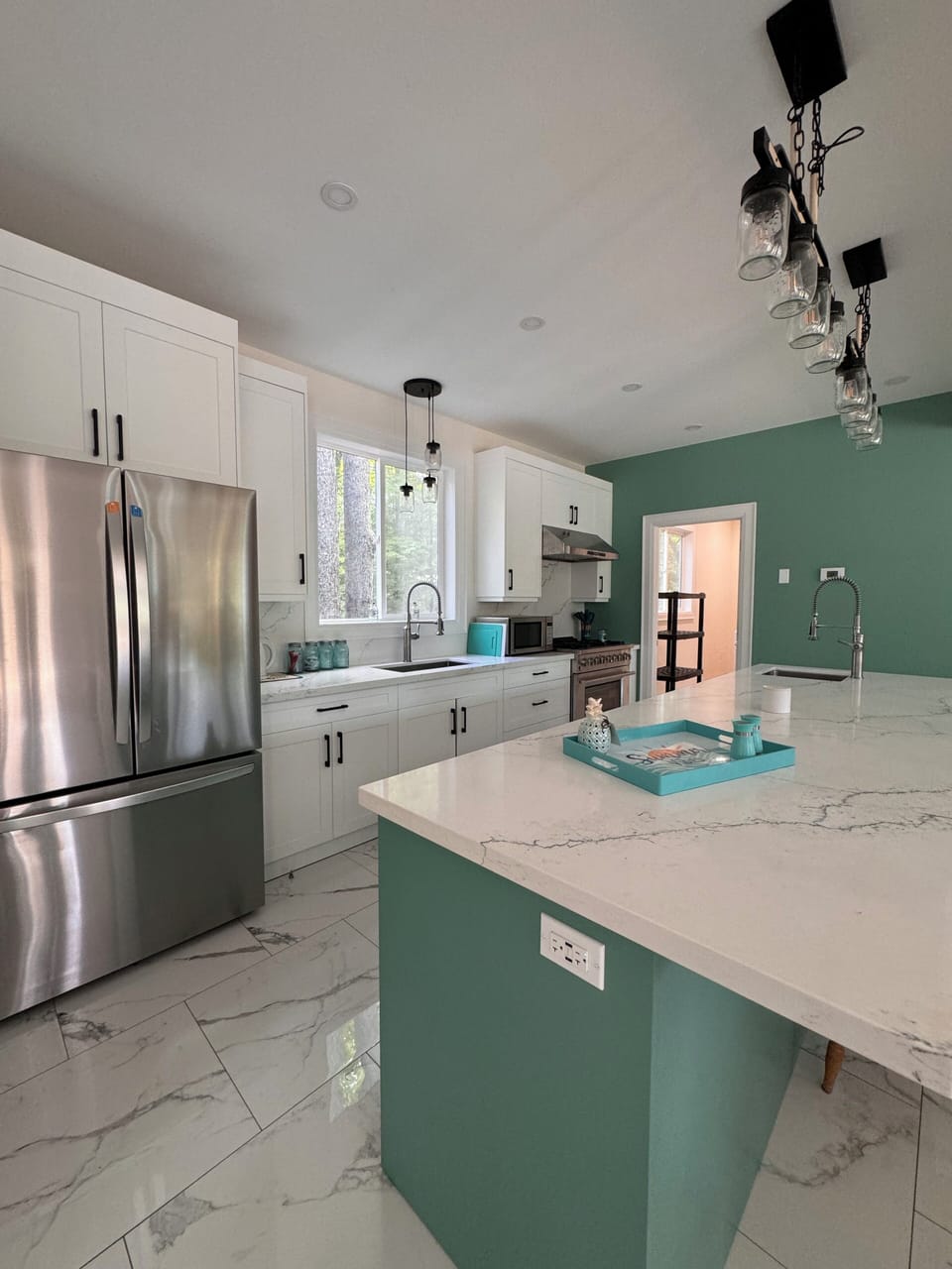 brand new gourmet kitchen with all the cooking utensils you will need. 