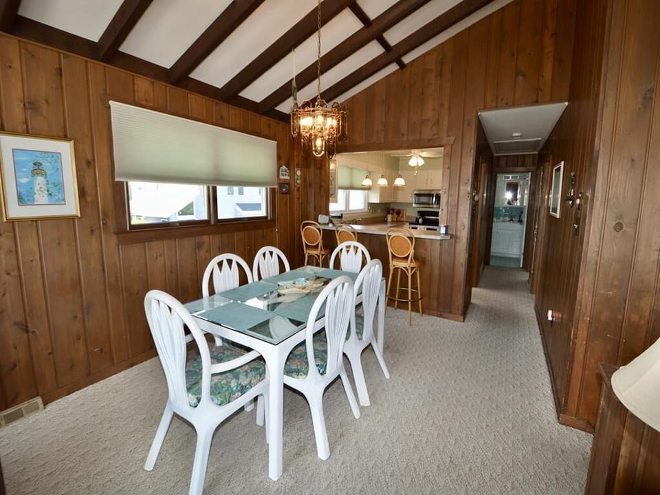 Dining table plus counter stools