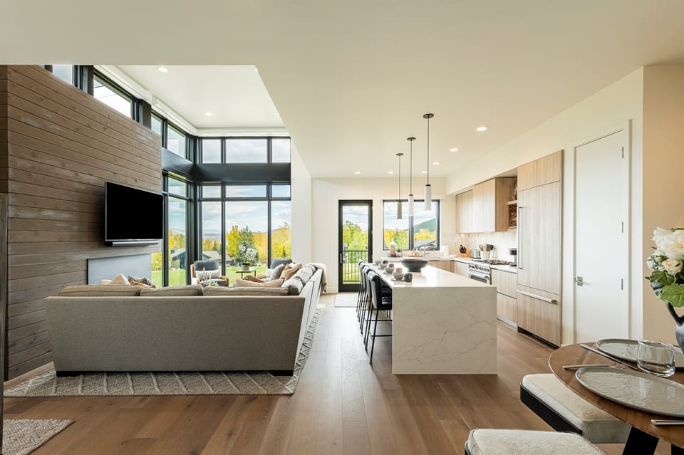 Spacious main level living area