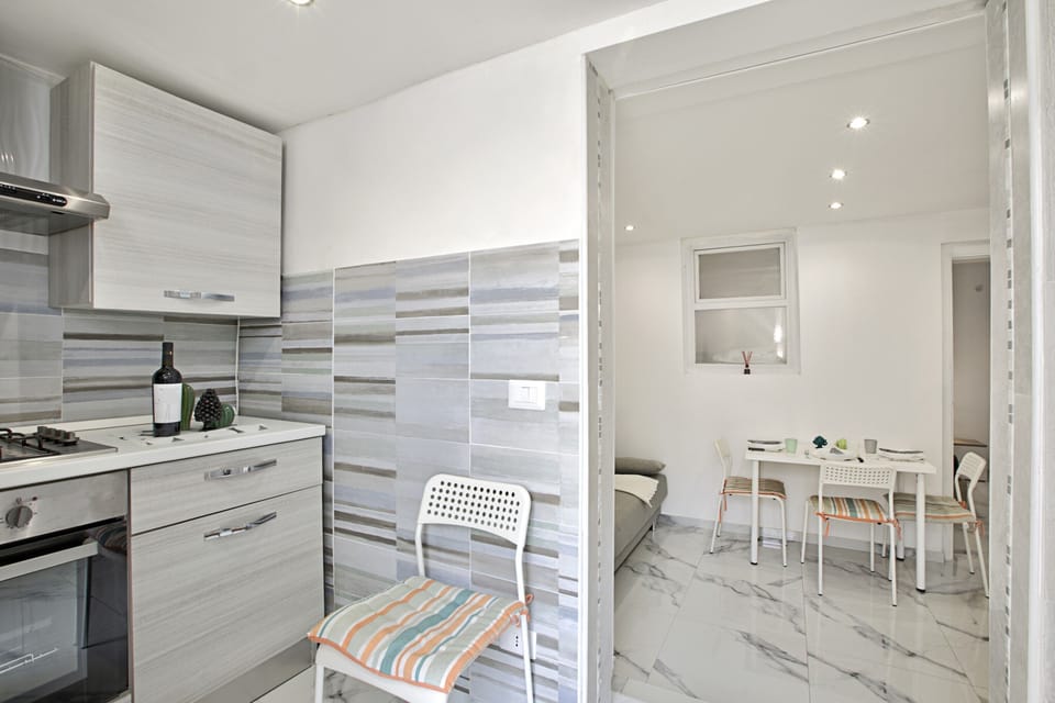 Kitchen and dining area