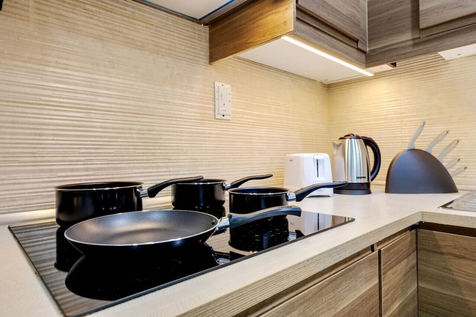 Kitchen Delight: Modern appliances and sleek design ready for your culinary adventures!