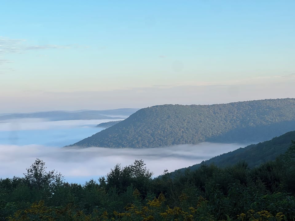 fog filled valley 