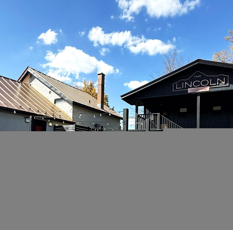 Outside seating area