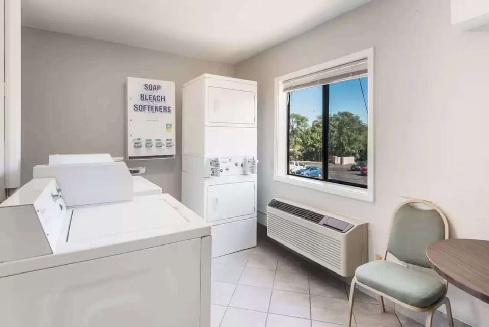 Refresh clothes easily with on-site laundry for longer stays