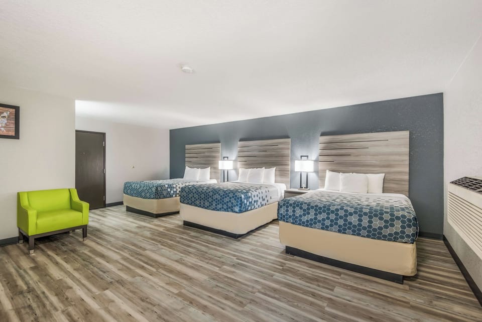 Gather comfortably with extra beds and wide-open floor space.