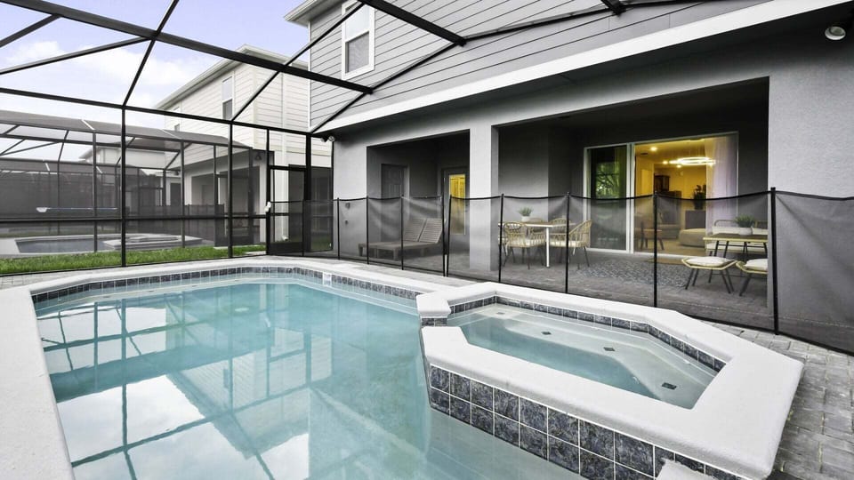 After a long day at the parks, relax by the pool in our beautiful outdoor area.