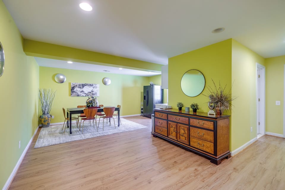 Dining Area | Dishware/Flatware | Trash Bags/Paper Towels