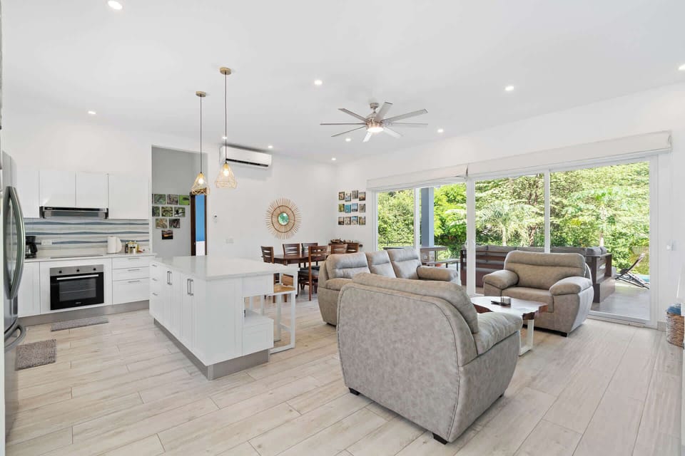 Living room and Kitchen