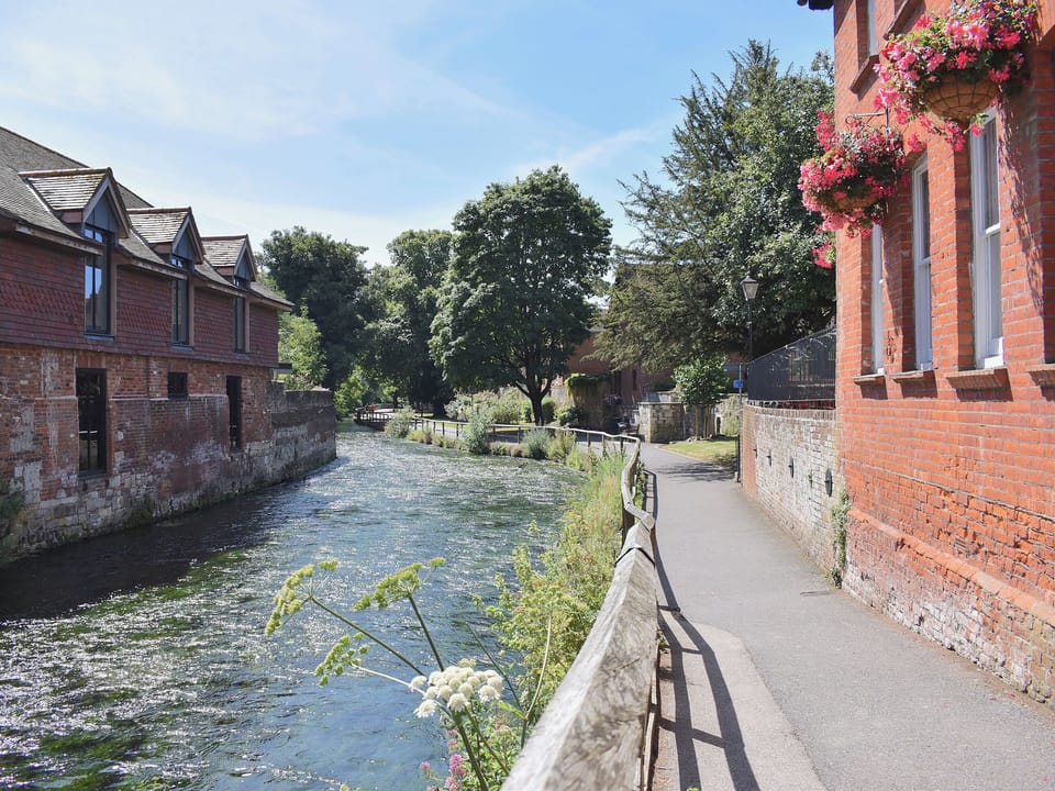 The River Itchen, flowing through Winchester