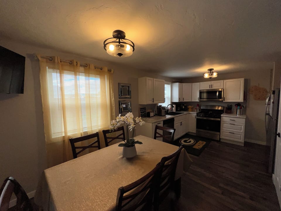 Kitchen/eating area.  