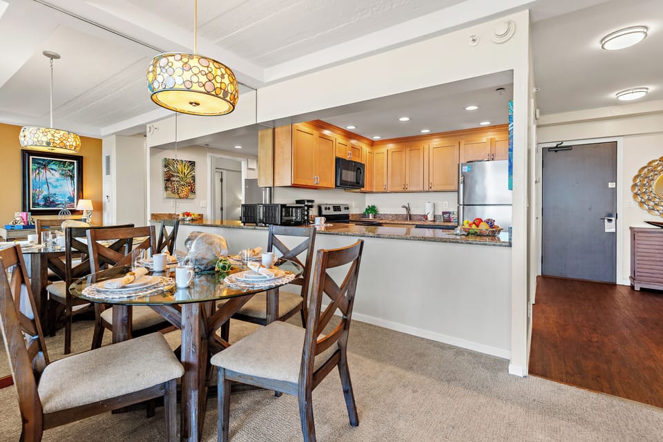 Gather, dine, and savor the moment. A welcoming dining area perfect for shared meals, morning coffee, and memories made in paradise