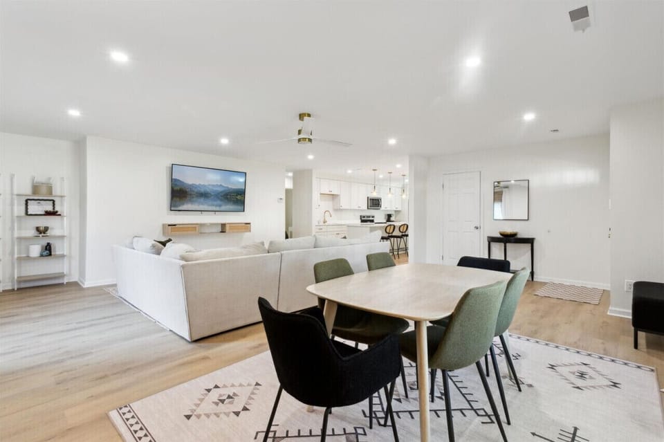 The open concept can keep your family connected in the evenings no matter what is going on.