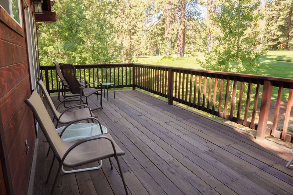 Upper deck over looking 3rd Hole.