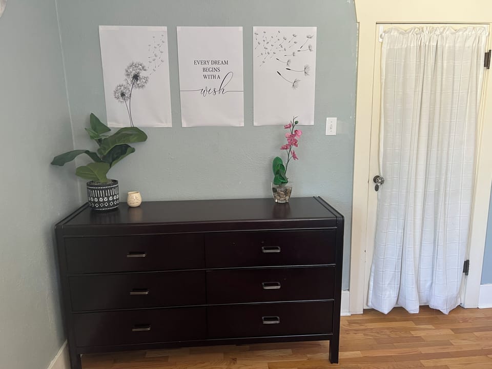 3rd bedroom Crate and Barrel dresser. 