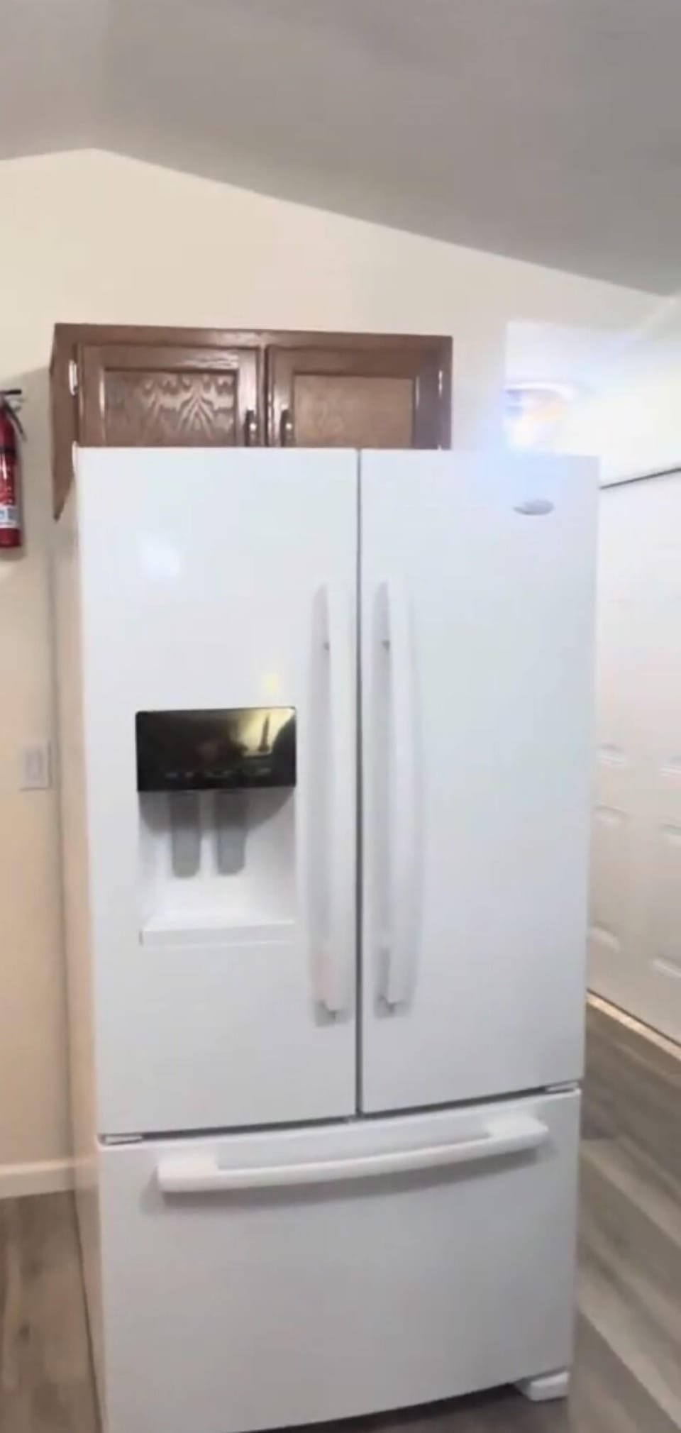 Side by side Refrigerator in Kitchen