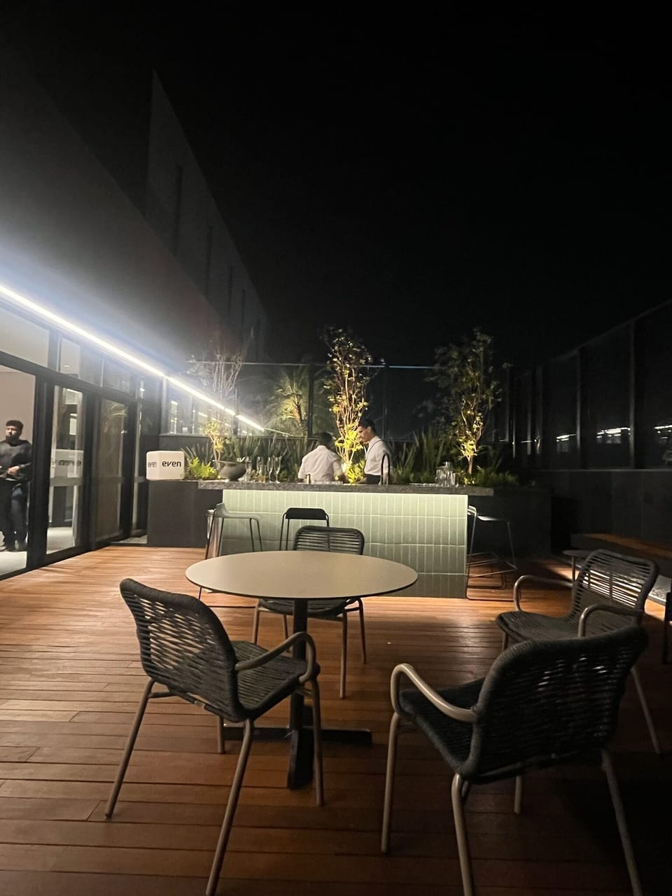 Outdoor dining