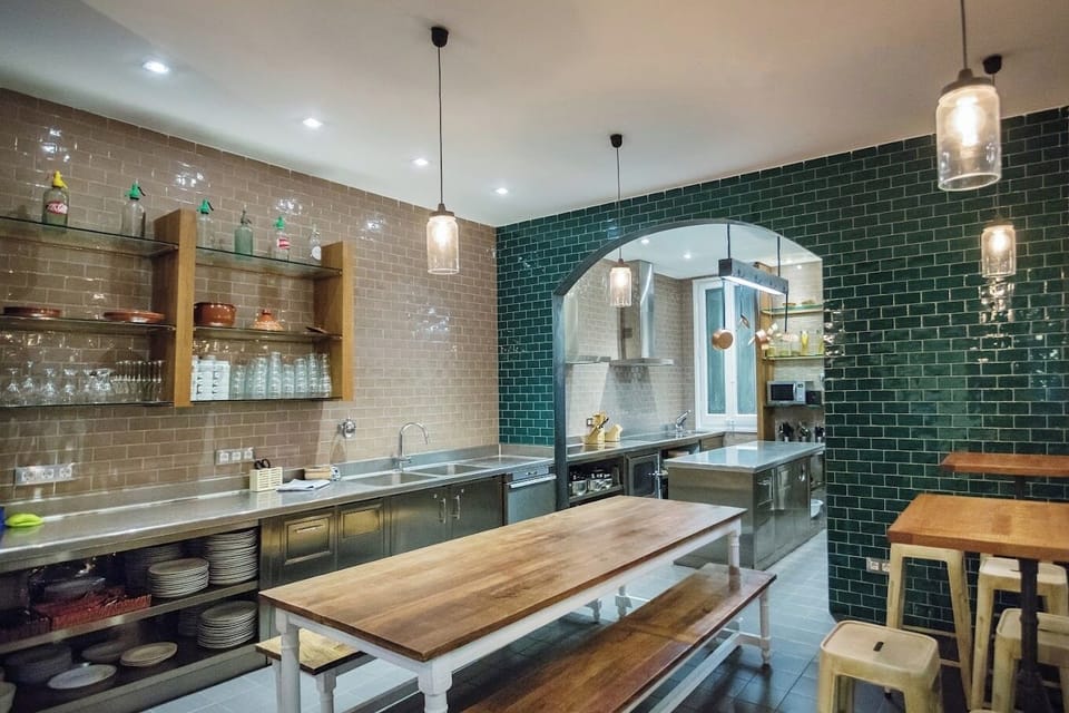 Kitchen shared with other guests!