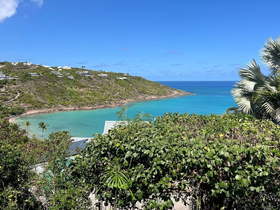 view from outside. Marigot bay
