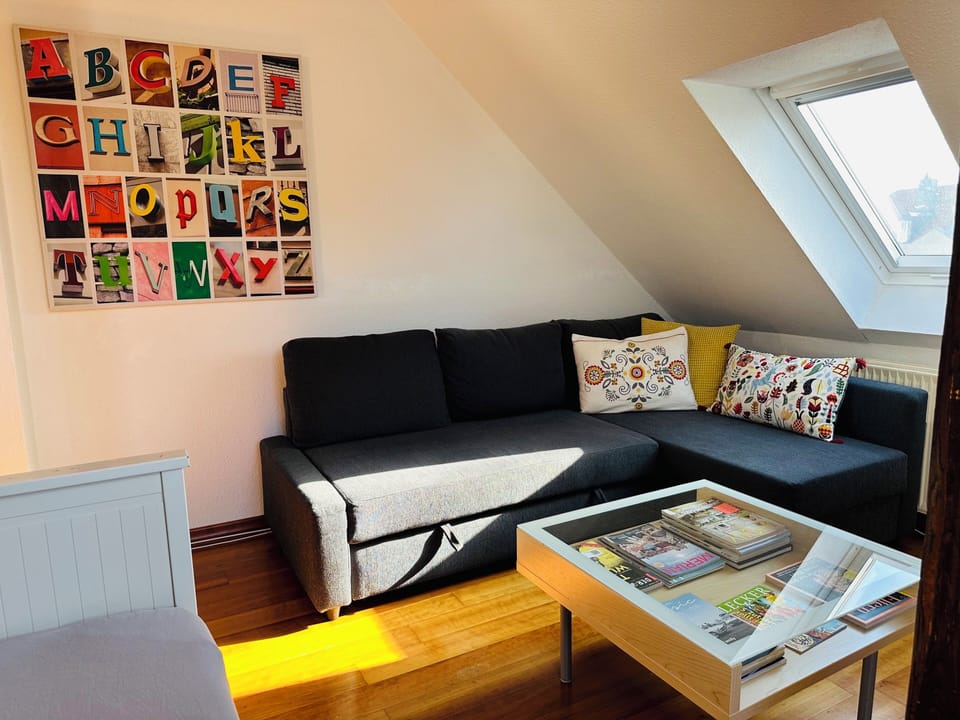 Living Room with sleeping Couch for 2 and Day bed for 2