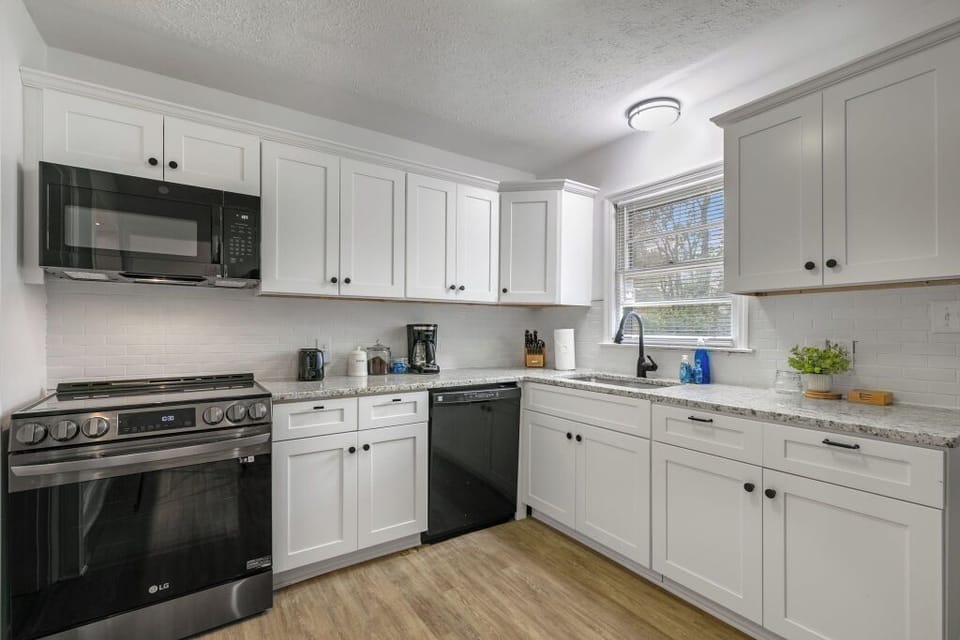 This functional and stylish kitchen.