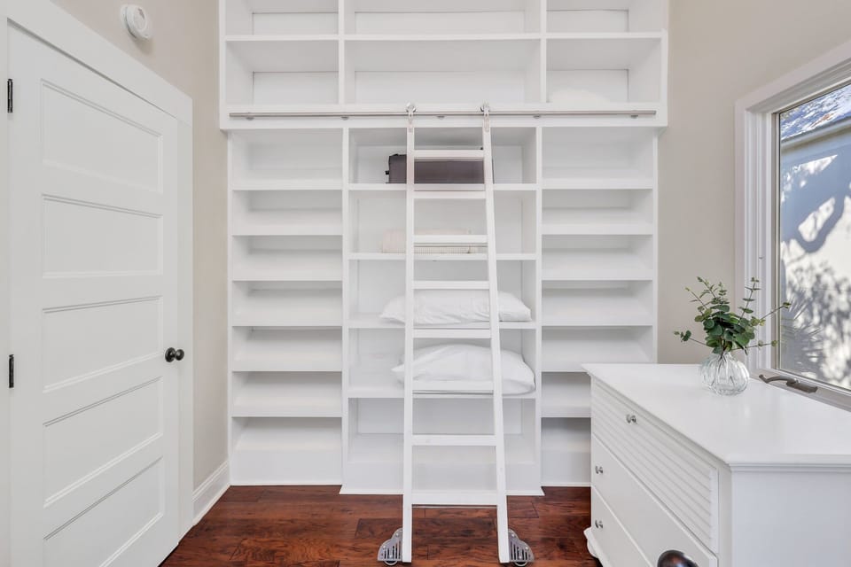 Primary bedroom closet.