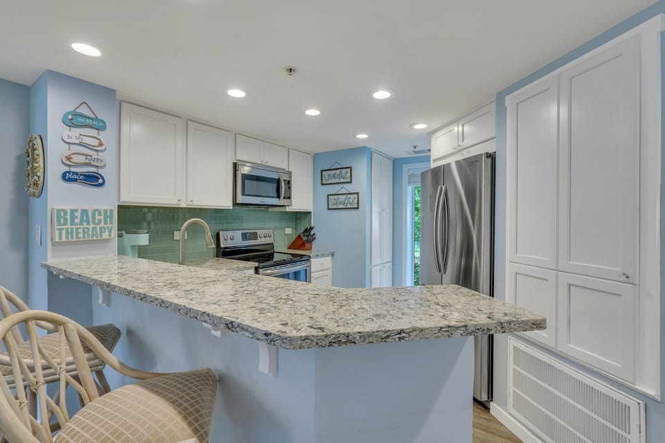 Updated Kitchen with laundry closet
