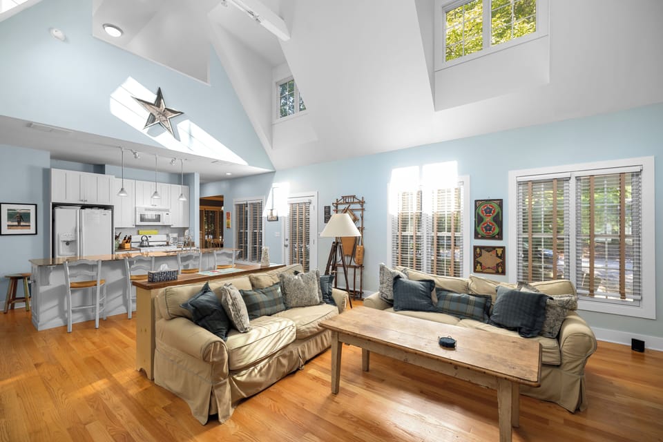 Couches with cozy seating