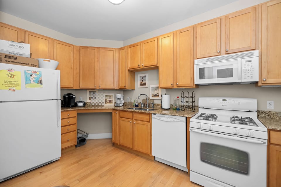 Communal kitchen in the clubhouse
