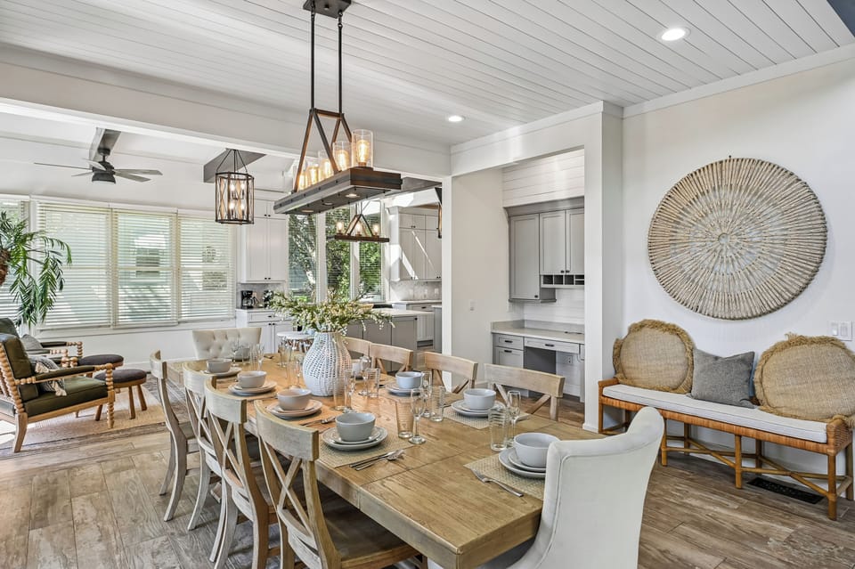 Dining Table with Seating for 10
