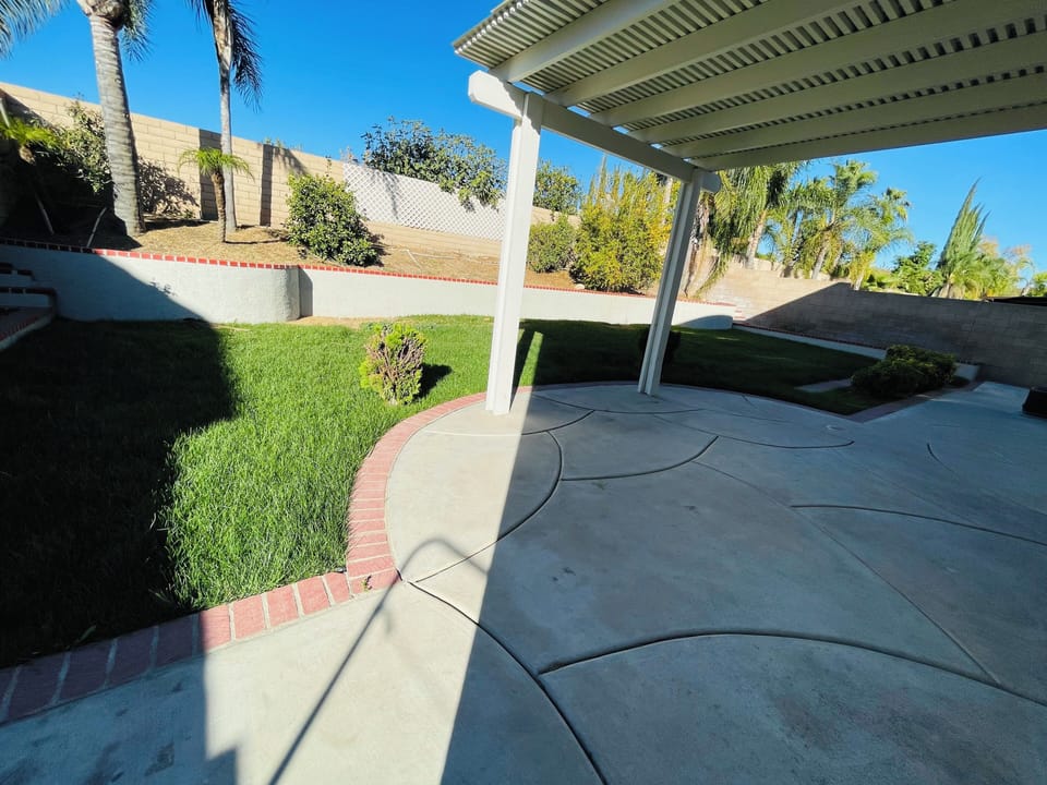 Big beautiful private backyard