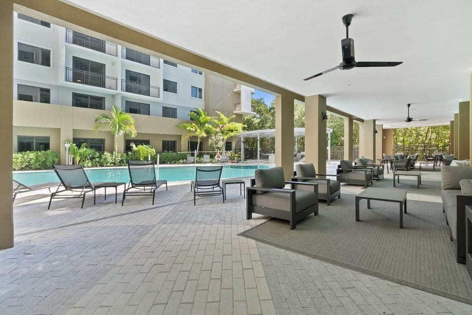 Stunning 2BR Escape • Balcony • Pool • Gym • Beach Apartment in Dania Beach