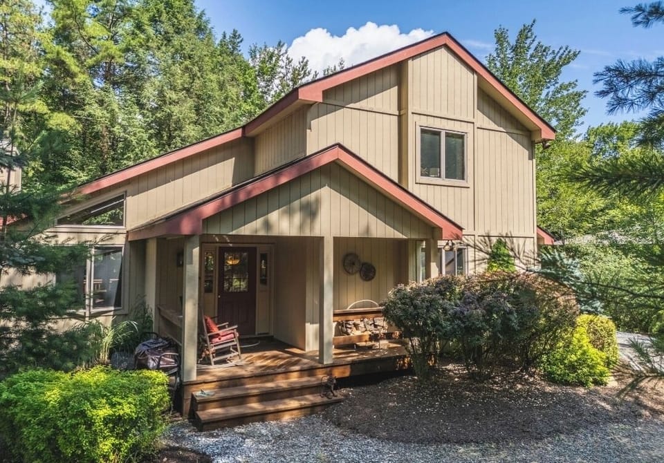 Rocking Chairs on Front Covered Porch