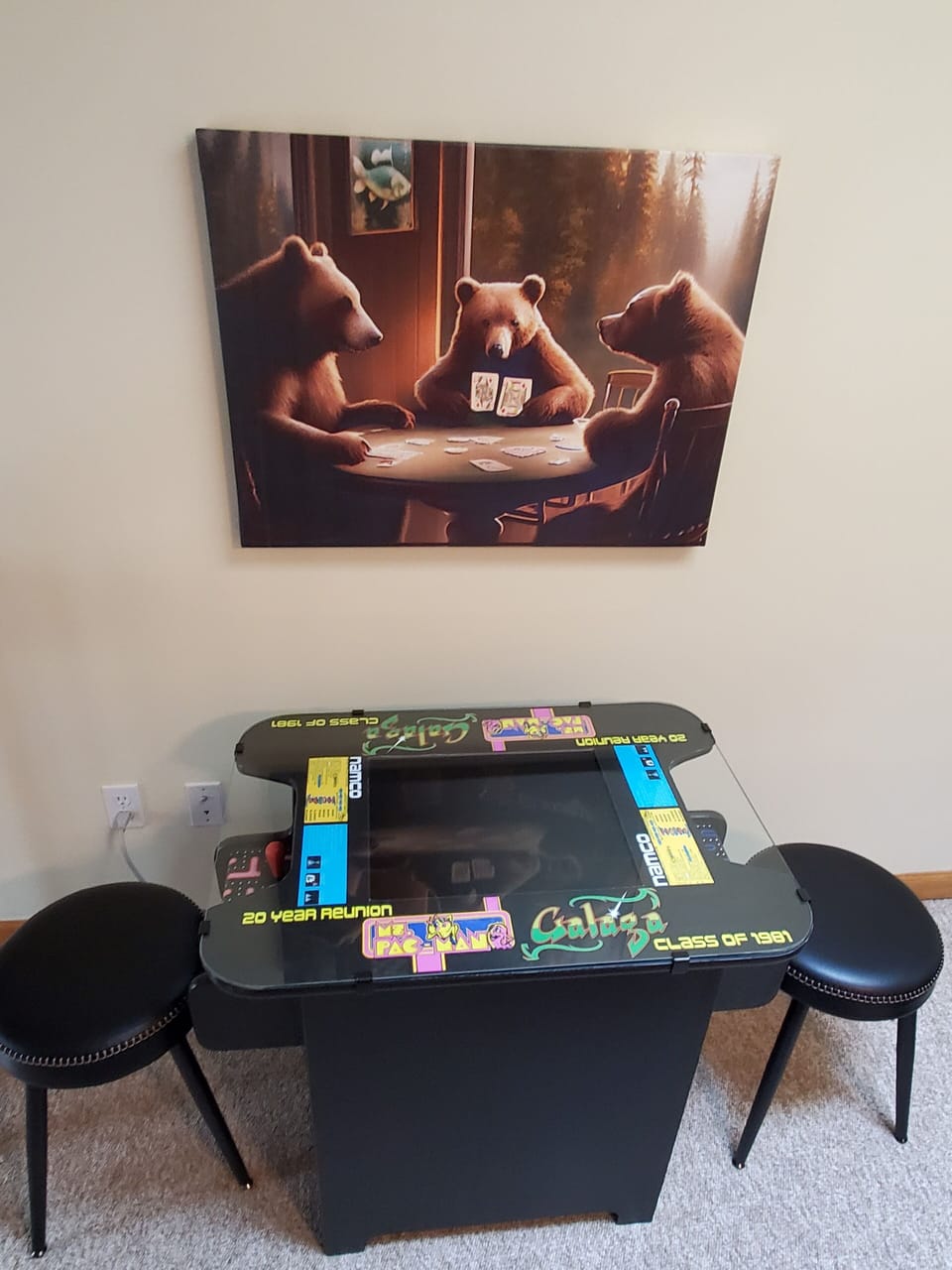 Loft Arcade with 60 vintage games