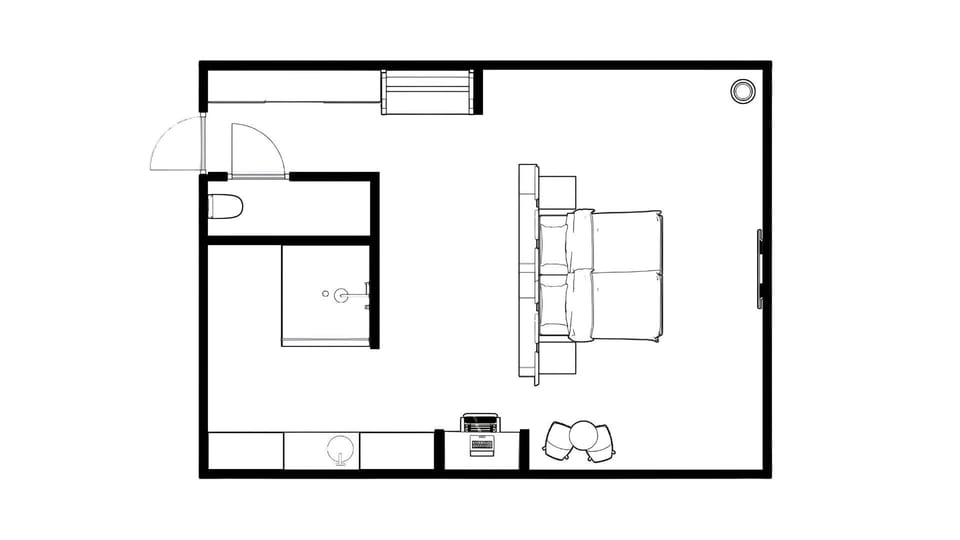 Floorplan of the room