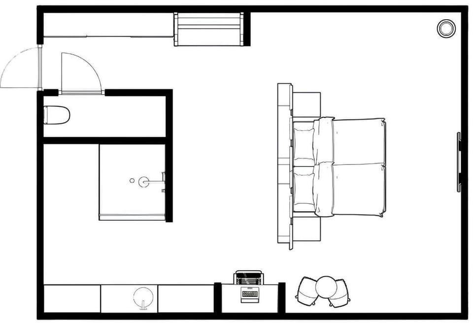 Floorplan of the room