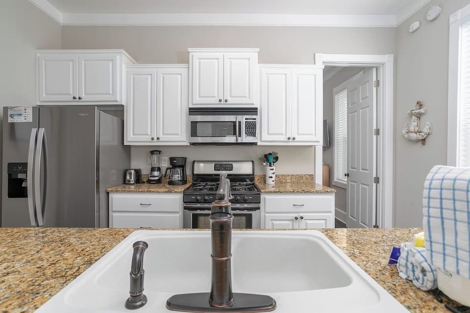 Fully stocked kitchen