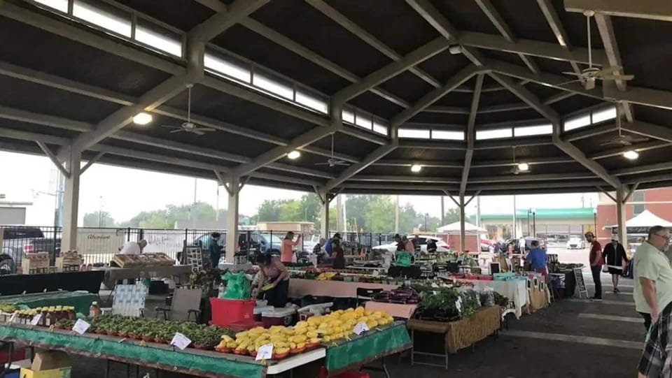Check out the fresh produce and hand made goods at the farmers market - open seasonally, April through October.