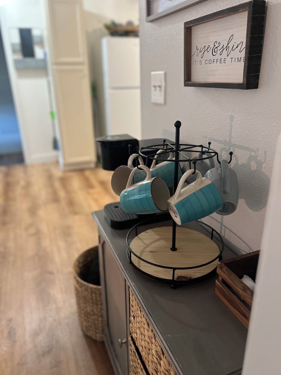 Our coffee bar has everything you need for that perfect cup!