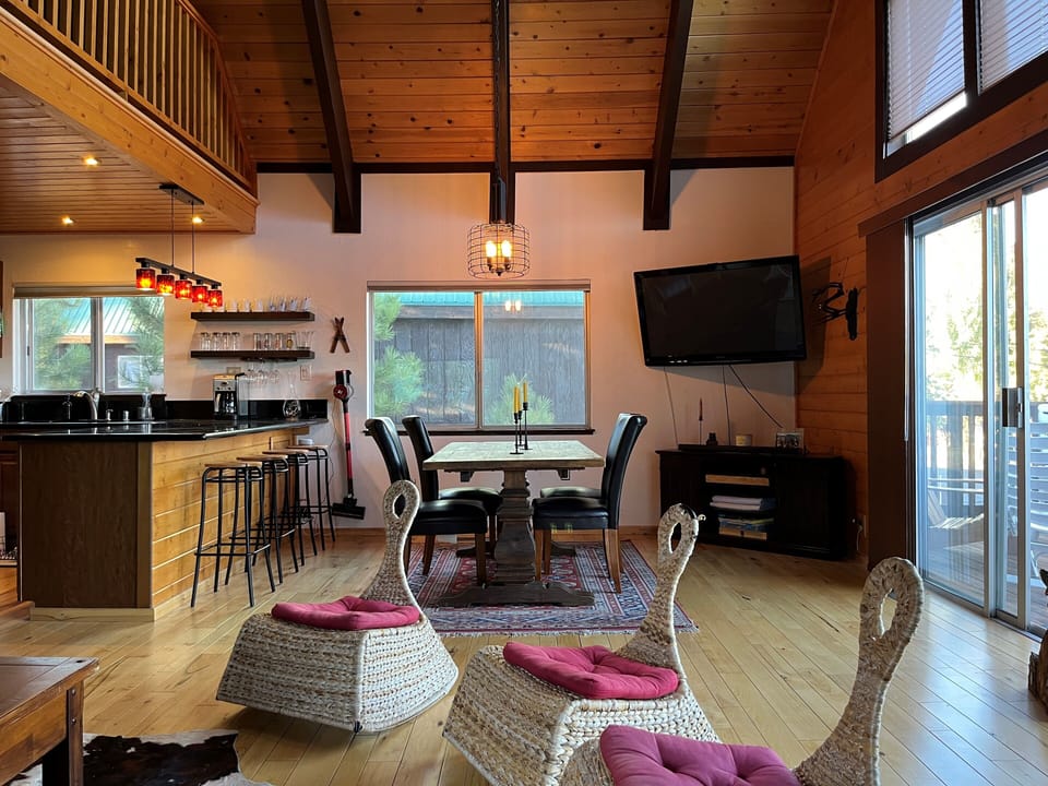 Dining area - extensions can seat the whole family