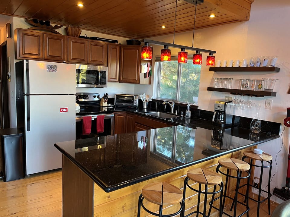 Functional and updated kitchen - well equipped for our family who loves to cook