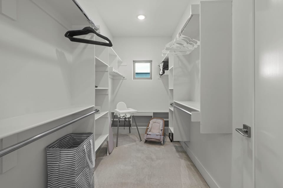 Large walk in closet! 