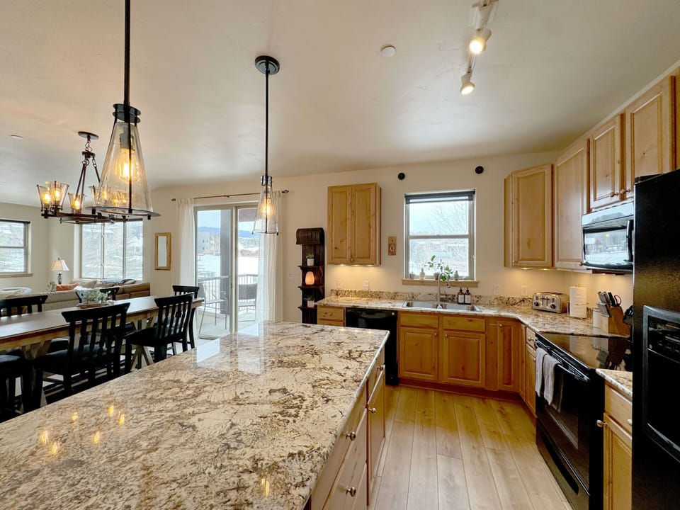 Plenty of counter space.