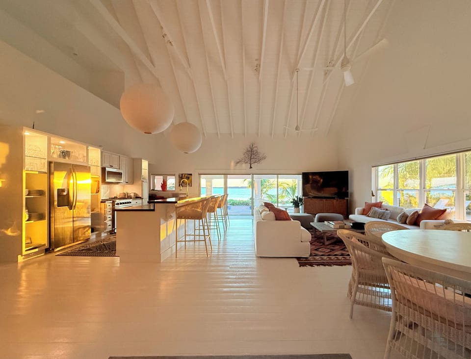 Big house living room and kitchen